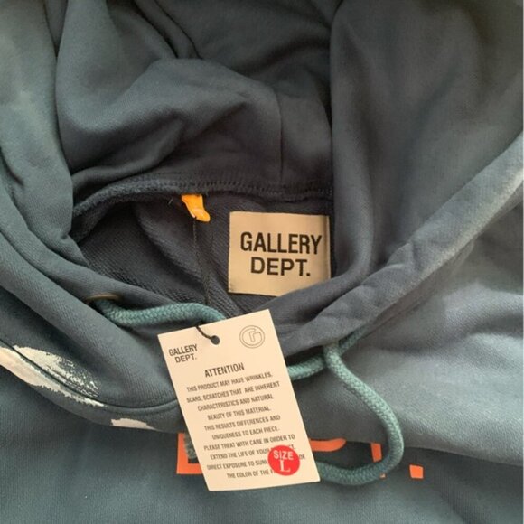 Gallery Dept Paint Splatter Hoodie Men’s Large, Medium, Small - Picture 3 of 4